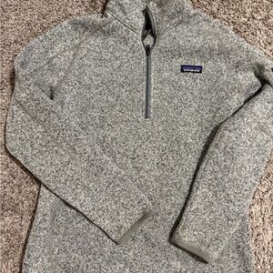 Patagonia Heather Gray Better Sweater Fleece Jacket
